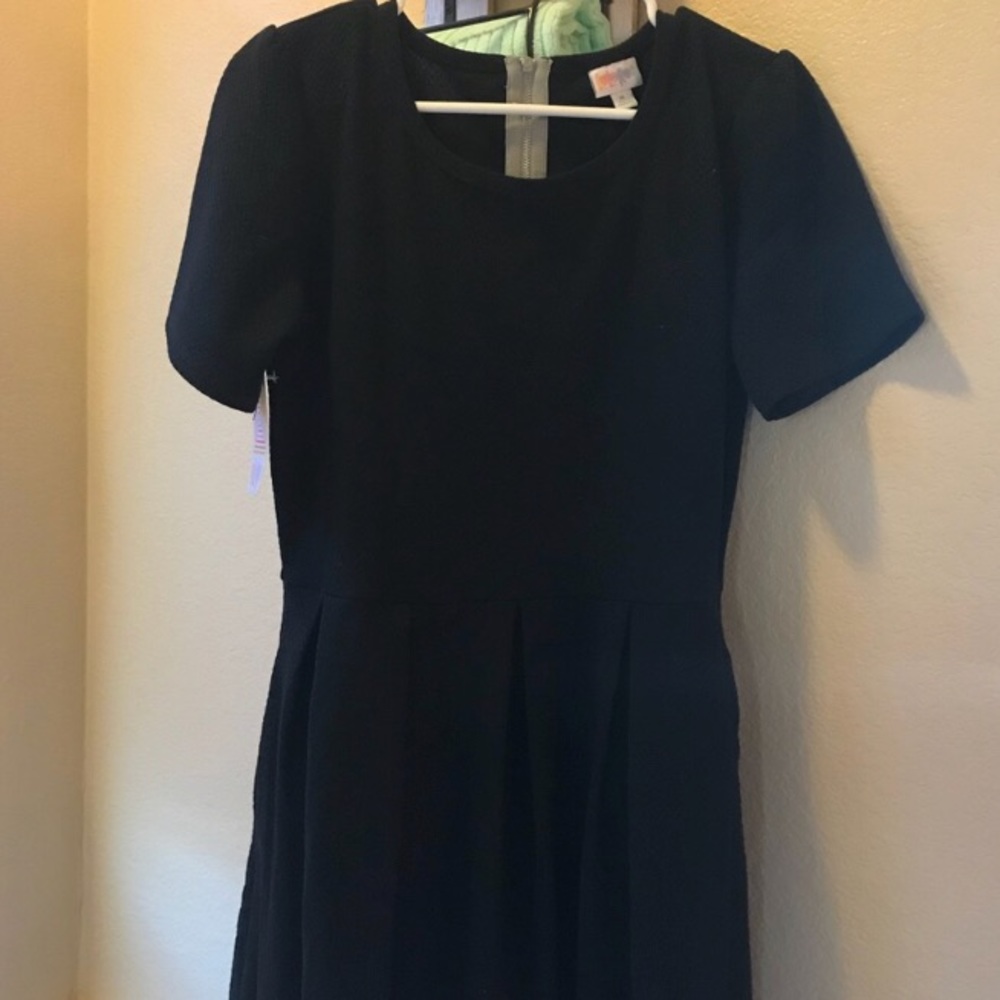Black Lularoe Amelia Dress XL